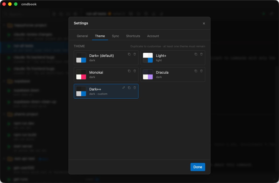 Theme customization